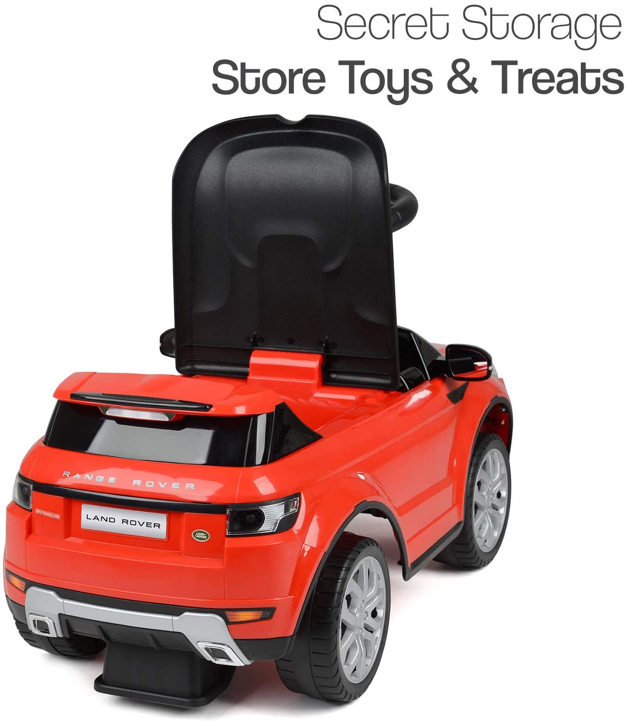 Toy Land Officially Licensed Range Rover Ride on Push Car for Toddlers with Music,Red